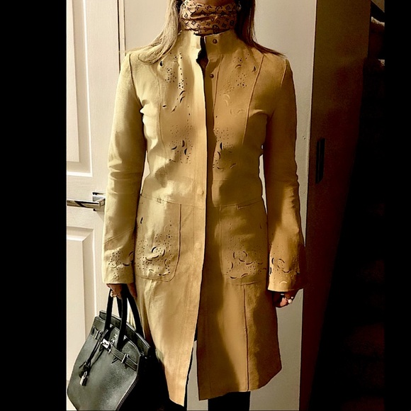 NEW🦋 Simon’s Contemporaine Suede Coat - Picture 1 of 9